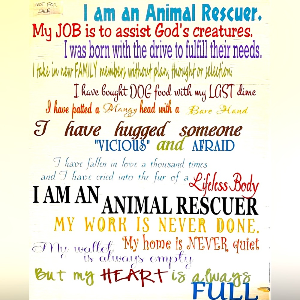 Thank you for supporting our rescue
